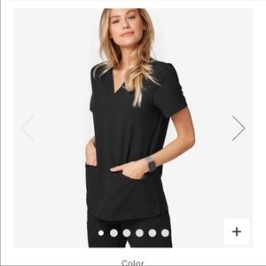 Figs scrub set size S - black